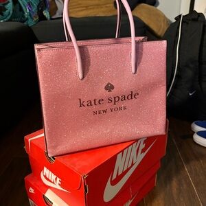 COPY - kate spade Pink Glitter Tote Bag